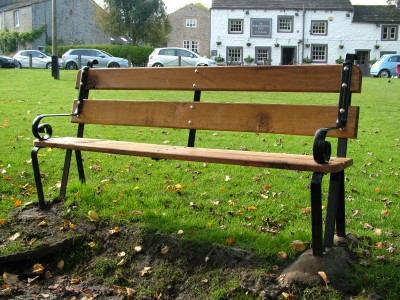 Bench on Linton Village Green